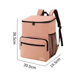 1pc Insulated Backpack Cooler Large Capacity Oxford Cloth Backpack Outdoor Travel Beer Bag Waterproof PEVA Lined Ice Bag