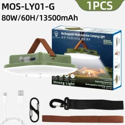 Rechargeable Camping Light Outdoor Tent Light Magnetic Suction Emergency Car Maintenance Work LED Lantern Flashlight USB Type-c