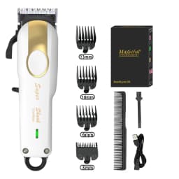 Magicful Professional Hair Clipper Lithium Battery USB Chargeable Trimmer LED Display Home Man Beard Shaver Hair Cutting Machine