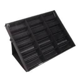 5/18 Grids Flip Eyeglass Display Box Showcase Sunglasses Case Storage Organizer For Women Men