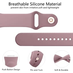 Soft Silicone Strap For Fitbit Versa 1/Versa 2/Versa 3/Versa 4 Band Bracelet For Fitbit Versa Lite/Sense/Sense 2 Strap Wristband