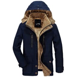 Men Winter New Fleece Warm Thick Windproof Parkas new Jackets Coat Men Autumn Fashion Hooded Casual Tactics Military Parkas Men
