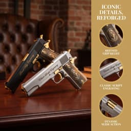 15inch PU Dante Pistol Devil May Cry 4 Anime Ebony Ivory DMC Cosplay Costume Prop DMC Gun Real Size Collection Display Toy Gift