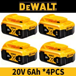 100% Genuine Dewalt 20V Battery, 60V 9Ah, 20V 6Ah Battery DCB609 DCB206 DCB606 DCB184 for Dewalt Power Tool Replacement Battery