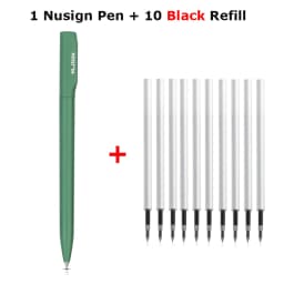 Nusign Gel Pen Neutral Pens Pучка Caneta Rotary Switch Smooth 0.5MM Black Ink Writing for Office School Cute Stationery