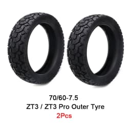 Original 11-inch Off-road Tires For Ninebot By Segway ZT3 / ZT3 PRO Electric Scooter 70/60-7.5 Tubeless Tyres Wheel Accessories