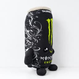 Black White m-o-n-s-t-e-r Energy Can Shaped Plush Toy Zero Sugar Theme Soft Stuffed Doll Desktop Decor Holiday Gift