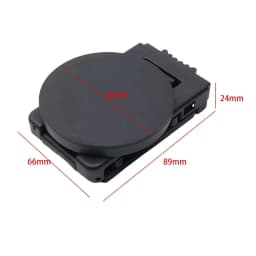High Quality Non-Slip Tool Holster Belt Clip Metal Quick Access Magnetic Tool Holder Detachable Adjustable Belt Buckle