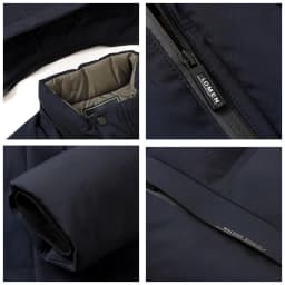 New Windproof Keep Warm Men Parka Outdoors Loose Comfort Solid Removable Hat Coats Winter Fashion Casual Thickening Tops Men