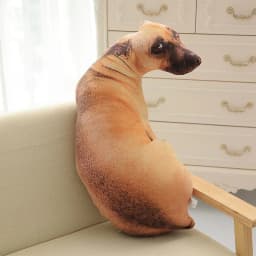 45CM 3D Simulation Dog Pillow Sleeping Doll Creative Plush Toys Dog Hound Shar Pei Cushion Soothing Toy For Girl Gifts