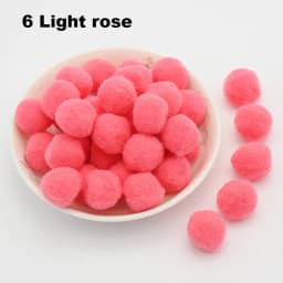 30-300Pcs Pom Poms Fluffy Soft Pompom Ball 8/10/15/20/25/30mm Handmade Sewing Craft DIY Kids Toy Christmas Weddinrg Decoration