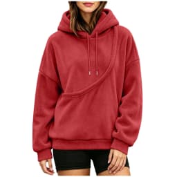 Unisex Fall And Winter Casual Fleece Solid Color Pet Pocket Hooded Sweatshirt Funny Pullover Women Sweatshirt
