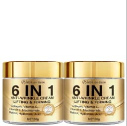 6 in 1 Cream with Collagen, Retinol & Hyaluronic Acid, Lifts, Firms & Nourishes for Softer, Confident Skin