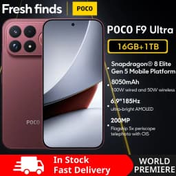 【World Premiere】Global Version POCO F9 Ultra Smartphone Snapdragon 8 Elite Gen 5 200MP 6.9" 185Hz AMOLED display 8050mAh battery