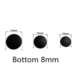50Pcs Round Buckle Plastic Button Set For Hole Shoes, Garden Shoe Charms, Universal Fit Diy Fastener Accessories