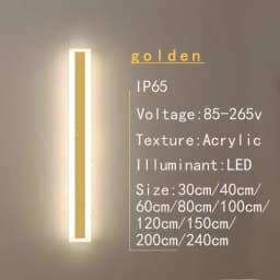 Waterproof, Wall, LED, Outdoor, IP65, Modern Style, Garden, Landscape Light, Villa, Light, Power Supply 85-265V, Adjustable