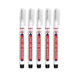 1PC Long Nib Marker Construction Pen For Metal Oil Waterproof Thin Head Wood Craft Pen Extended 20mm Long Head Deep Hole Marker
