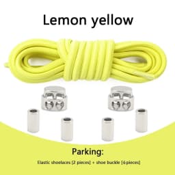 Tieless Elastic Shoe Laces No Tie Shoelaces Round Shoelace Sneakers for Kids and Adult with Strong Lock and Speed Shoestrings