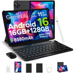 Tablet DOOGEE U11 Android 16, ultra screen 11 inch 90Hz, 4 GB RAM, ROM, battery 8580 mAh, dual top speaker, Supports Widevine L1