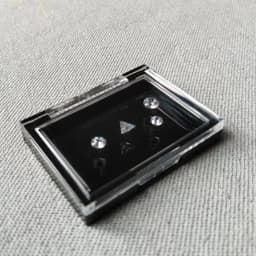 Sale Adhesive Loose Diamond Box Transparent Gemstone Storage Case Stone Packaging Show Case Sticky Gems Organizer Holder Tray