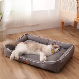 Waterproof Dog Bed 600D Oxford Pet Dogs Beds for All Seasons Thickened PP Cotton Filling Bite-resistant Pet Mat Dog Accessories