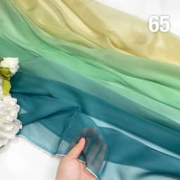 Rainbow Gradient Color Chiffon Fabric 30D Organza Tulle Fabric For Diy Ancient Style Hanfu Wedding Dress Stage Party Decor