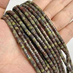 4x2mm Natural Flat Disc Round Stone Crystal Jades Spacer Beads Charm Jewelry Making Handmade Bracelet Necklace Earring Accessory
