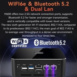 MOREFINE Mini PC AMD Ryzen R9-7940HS R7-7640HS R5-6600H WIN11PRO Desktop Computer DDR5 16GB RAM 1T SSD WiFi6 BT5.2 Laptop Gamer