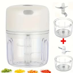 100/250ml Wireless Electric Garlic Masher Vegetable Fruit Cutter Kitchen Gadgets for Home USB Portable Food Crusher Meat Grinder