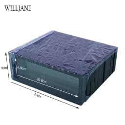 3D Floating PE Film Jewelry Display Frame Stand Holder Box 10/Unit Portable Brooch Coin Medal Suspension Storage Collection Case