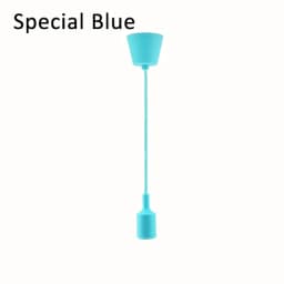Adjustable Silicone Pendant Light Wholesale Vintage E27 Lamp Holder with Cord Bendable Ceiling Wall Lamp for Home Bar Decor