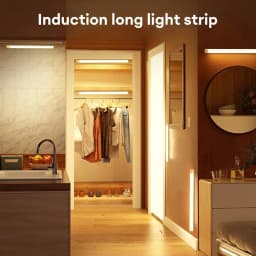 Motion Sensor LED Under Cabinet Lamp Dimmable Rechargeable Night Light Stairs Closet Room Aisle Tube Bar Detector Bulb