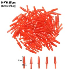 100Pcs Plastic Snowman Doll Red Nose DIY Stuffed Plush Animals Puppet Doll Noses Santa Claus Plush Toys Accessories