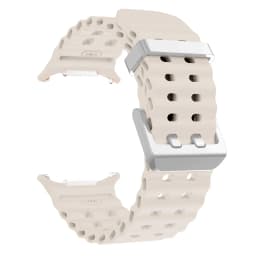 NEW Marine Silicone Strap for Samsung Watch Ultra 47mm Bracelet No Gaps Sport Two-Tone Band for Galaxy 8 Ultra Watchband Straps