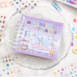 25sheets Kawaii mini cartoon pattern die-cutting sticker book DIY scrapbook diary album cute nail stickers stationery stickers