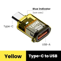 NNBILI 120W USB3.2 Gen2 OTG Adapter Female to USB-C Male Fast Charge Data Sync for IPhone16 15 Pro Max Samsung iPad Laptop PC