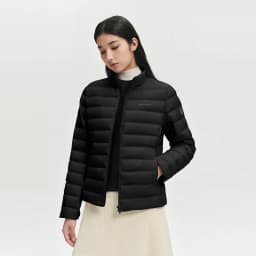 BOSIDENG Women Stand Collar Quilted Goose Down Jacket Cloud Light Slim Minimalist Warm Portable Outerwear