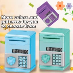Mini smart password piggy bank ATM children's creativity can only enter but not exit piggy bank toys holiday gifts