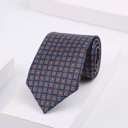 Classic Men's Imitation Silk Ties Soft Novel Plaid Polka Dot 8CM Neckties For Man Business Wedding Party Accessories Gifts