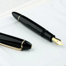 MAJOHN Final Craftsman P141 Pen Metal Copper Piston Ink Absorption 8 # 40 Sun Tip, Dual Color Pen Tip Lightweight Resin Pen Body