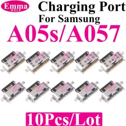 10pcs Charging Port Dock Plug For Samsung A06 A07 A05 A04 A13 A14 A15 A17 A25 A31 A50s A51 A16 USB Charger Connector Socket
