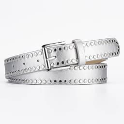 1spc Punk Style Rivet Decorative Needle Buckle PU Leather Belt, High End Women's Versatile Jeans Belt