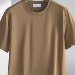 Plus Size 4XL 5XL Liquid Ammonia Mercerized Cotton T-shirt For Men Summer Cool Feeling Round Neck Top Clothes Short Sleeve Tees