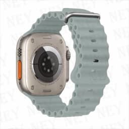 Ocean Band for Apple Watch Ultra 2 49mm 44mm 45mm 42mm 38/40/41mm silicone bracelet correa iwatch series 9 8 7 se 6 5 4 3 strap