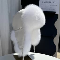 New 100% Genuine Fox Fur Ear-Protecting Hat Men Real Raccoon Fur Hat Women Winter Warm Fur Real Sheep Leather Snow Hat