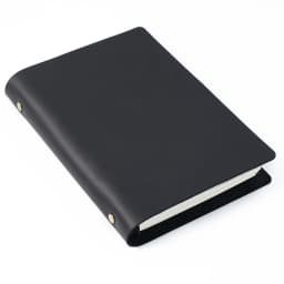 AIGUONIU Classic Leather Rings Binder Notebook A5 Genuine Leather Cover Journal Diary Sketchbook Planner Stationery