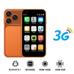 SERVO 18SE Mini Android Smartphone 3.0" Screen 3G Dual SIM 2GB 16GB Face Unlock WiFi GPS HiFi Sound Unlocked Pocket Mobile Phone