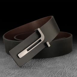 High Quality Casual T Letter Belt Men Leather Smooth Buckle Fashion Personality Belt Young Men Casual Cowhide Ceinture Homme