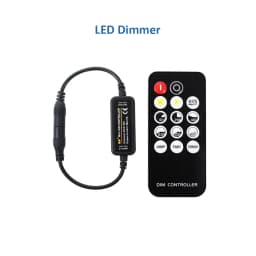 12V 4Pin RGB 24V 5Pin LED Controller 14Key 5V 28Key RF Remote Control for Single Color CCT RGB RGBW RGBCCT LED Strip Tape Lights