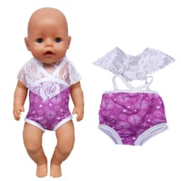 Doll Winter Clothes Fits for 17 Inch Baby Doll Kitty Outfit Set for 40cm Reborn Baby Doll Coat Hoodie Suit for Toy Wear
